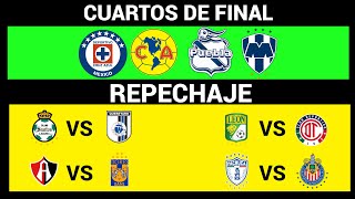 ASÍ se JUGARÁN los PARTIDOS de REPECHAJE en la LIGA MX torneo GUARDIANES 2021 [upl. by Horner]