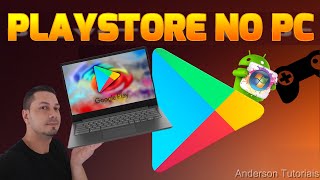 🟢Como Baixar PLAY STORE Para PC 2023  Instalar GOOGLE PLAY no Mac WINDOWS 7 8 10 11 Atualizado [upl. by Mudenihc381]