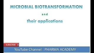 Microbial Biotransformation [upl. by Calesta]