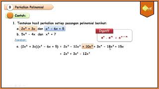 Perkalian Polinomial  Matematika Tingkat Lanjut Kelas XI Kurikulum Merdeka [upl. by Nonek70]