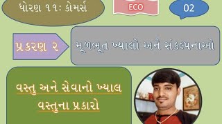 Std 11 Com Eco Ch2 ll વસ્તુના પ્રકારો ll std 11 com eco ch2 ll Alkesh Patel [upl. by Zola]