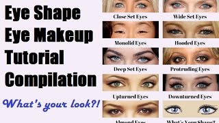 Special Eye Shape Eye Makeup Tutorial Compilation [upl. by Pace]