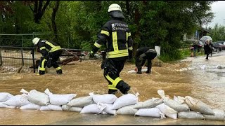 Live vom Hochwasser  Görlitz  Neiße Blaulichtreport Lausitz im Einsatz [upl. by Ynnus]