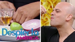 Cebolla con limón y miel un remedio para curar la tos  Despierta América [upl. by Breech]