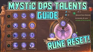 Full Mystic DPS Talents Rune Guide Skill Respec Priorities  Crusaders of Light [upl. by Oremo46]