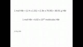 Calcular partículas a partir de gramos [upl. by Smoht]