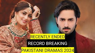 Top 8 Recently Ended Record Breaking Pakistani Dramas 2024 [upl. by Leviralc157]