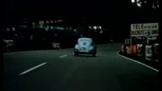 Le Mans Circuit in 1955  onboard view [upl. by Yates]