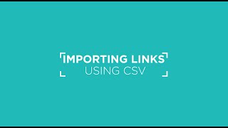 Import Links in CSV File to Stacks [upl. by Ellebyam]