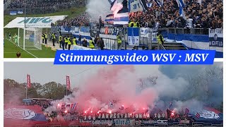 WSV  MSV Stimmungsvideo mit Pyro und Toren [upl. by Essirehc363]