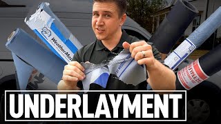 Roofing Underlayments EXPLAINED by a roofer Tar Paper Synthetic Ice and Water Shield [upl. by Lower]