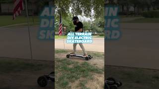 All Terrain DIY Electric Skateboard perfect for offroad riding electricskateboard esk8 diy fyp [upl. by Ahaelam739]