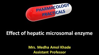 Effect of hepatic microsomal enzyme [upl. by Dewie372]