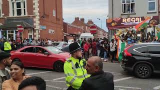 indian fans celebrate after Winning Match Leicester Melton road 29062024 [upl. by Soinotna13]