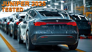 JUST HAPPENED Hundreds of New Tesla Model Y ‘Juniper’ 2025 Spotted [upl. by Viscardi]