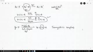 Sonogashira coupling [upl. by Viki]