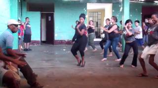 Marita Flores Teaching Peruvian Festejo Dance in Cañete Perú  Lesson 1 [upl. by Lanita]