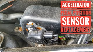 HOW TO REPLACE APPS PEDAL POSITIONING SENSOR ACURA TL TSX 20042008 TUTORIAL P2128 P2138 P2122 P2123 [upl. by Tnaryb]