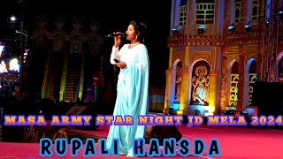 RUPALI HANSDAH  MASA ARMY STAR NIGHT  JD MELA 2024 [upl. by Nilatak]