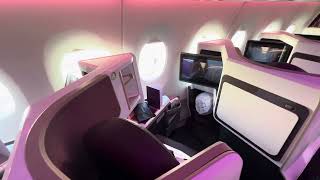 Virgin Atlantic A3501000 Upper Class interior [upl. by Jc]