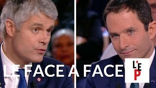 Faceàface Benoît Hamon  Laurent Wauquiez  LEmission politique le 9 mars 2017 France 2 [upl. by Nosduh]