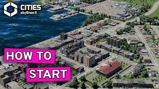 Starting a City amp Planning for Longevity in Cities Skylines 2 [upl. by Erlene215]