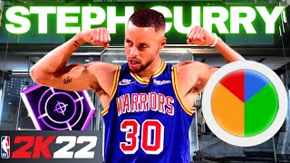 NBA 2K22 BUILD STEPHEN CURRY  O MELHOR ARREMESSADOR DA HISTÓRIA DO BASQUETE BADGES  GAMEPLAY [upl. by Auoz]