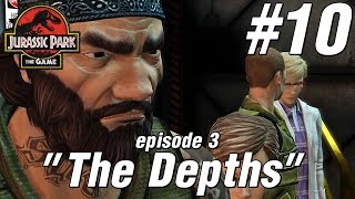 JURASSIC PARK THE GAME EPISODE 3 THE DEPTHS  ผู้เสียสละ 10 HD 1080p [upl. by Aidekal12]