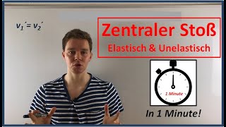 Zentraler Stoß in 1 Minute erklärt  MiniTutorial [upl. by Artema]