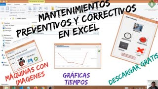 Control de mantenimientos preventivos y correctivos en Excel  Plantilla Descargable [upl. by Lladnarc277]