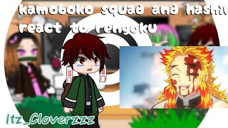 Kamaboko squad and hashiras react to rengoku itzCloverzzzDemon slayer [upl. by Efal]