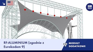 EN Dlubal RFEM 5 i RSTAB 8  Moduły dodatkowe RFALUMINIUM zgodnie z Eurokodem 9 [upl. by Ahsineg]