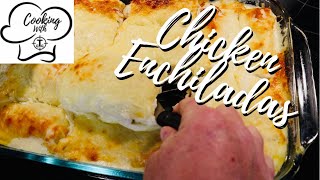 How to Make Chicken Enchiladas with White Sauce [upl. by Brewster153]