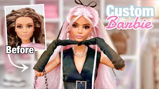 Custom Barbie Doll Giving this Doll a Completely NEW Look  Makeover Transformation [upl. by Killoran475]