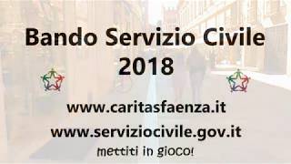 SPOT  Bando Servizio Civile 2018 [upl. by Dibrin498]