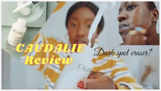 SO I TRIED …… CAUDALIE VINOPERFECT RADIANCE DARK SPOT SERUM amp MOISTURISER [upl. by Ardelis]