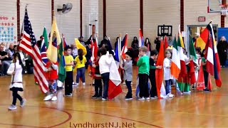 Sacred Heart School Olympics Ceremony Children march with flags of dif countries India China Maya424 [upl. by Daphene]