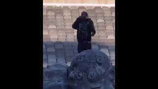 Travis Scott vibing to Runaway ahead of his MetLife show [upl. by Trumann]