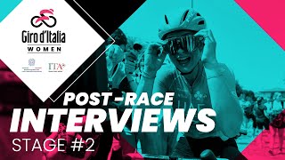 Giro dItalia Women 2024  Stage 2 postrace interviews [upl. by Konstantin]