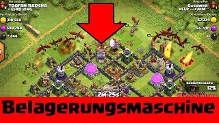 BELAGERUNGSMASCHINE IM EINSATZ Clash of Clans  DEUTSCH [upl. by Ilise361]