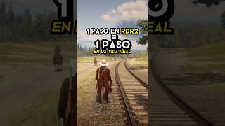 ¿Cómo de GRANDE es el MAPA de RDR 2 en la VIDA REAL 🤔🚶 reddeadredemption2 rdr2 rockstargames [upl. by Muslim]