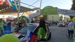 2 Rally Dolina zelenega zlata  odprtje in hitrostna preizkušnja po mestnih ulicah Žalca [upl. by Dosh659]