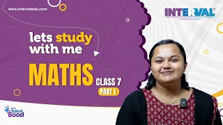 Class 7  Maths Part 1  Interval Talent Boost  Math problemsolving [upl. by Simonette894]