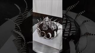 Simple chocolate cake decoration ideas chocolatecake shorts youtubeshorts viralvideo trending [upl. by Humo511]