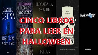 Cinco libros para leer en Halloween [upl. by Koziarz]