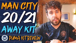 MAN CITY 202021 PUMA AWAY SHIRT  KIT REVIEW [upl. by Dazraf]