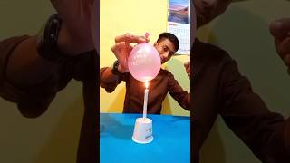 Balloon experiment । experiment balloon magic trending shortvideo [upl. by Crawford]