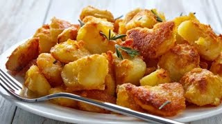 Patate scrocchiarelle😊 al forno o in padella info ⬇️ [upl. by Pontias85]