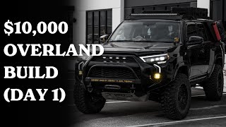 10000 4Runner Overland Build With CBI Day 1 [upl. by Aneehc]