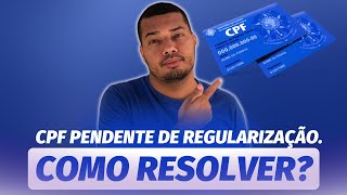 CPF pendente de regularização como resolver [upl. by Desta]